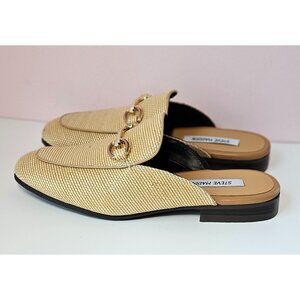 Steve Madden Mateo Mule Raffia Slip On